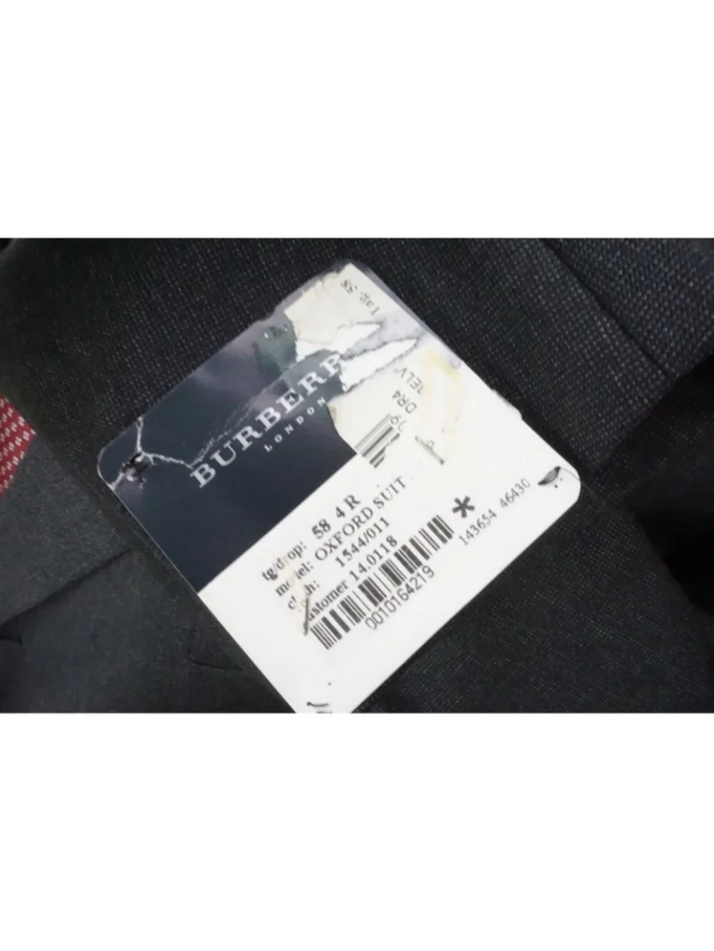 Burberry London Gray S100s Wool 2 Pc Suit Jacket Pants Sz 48R BRAND NEW